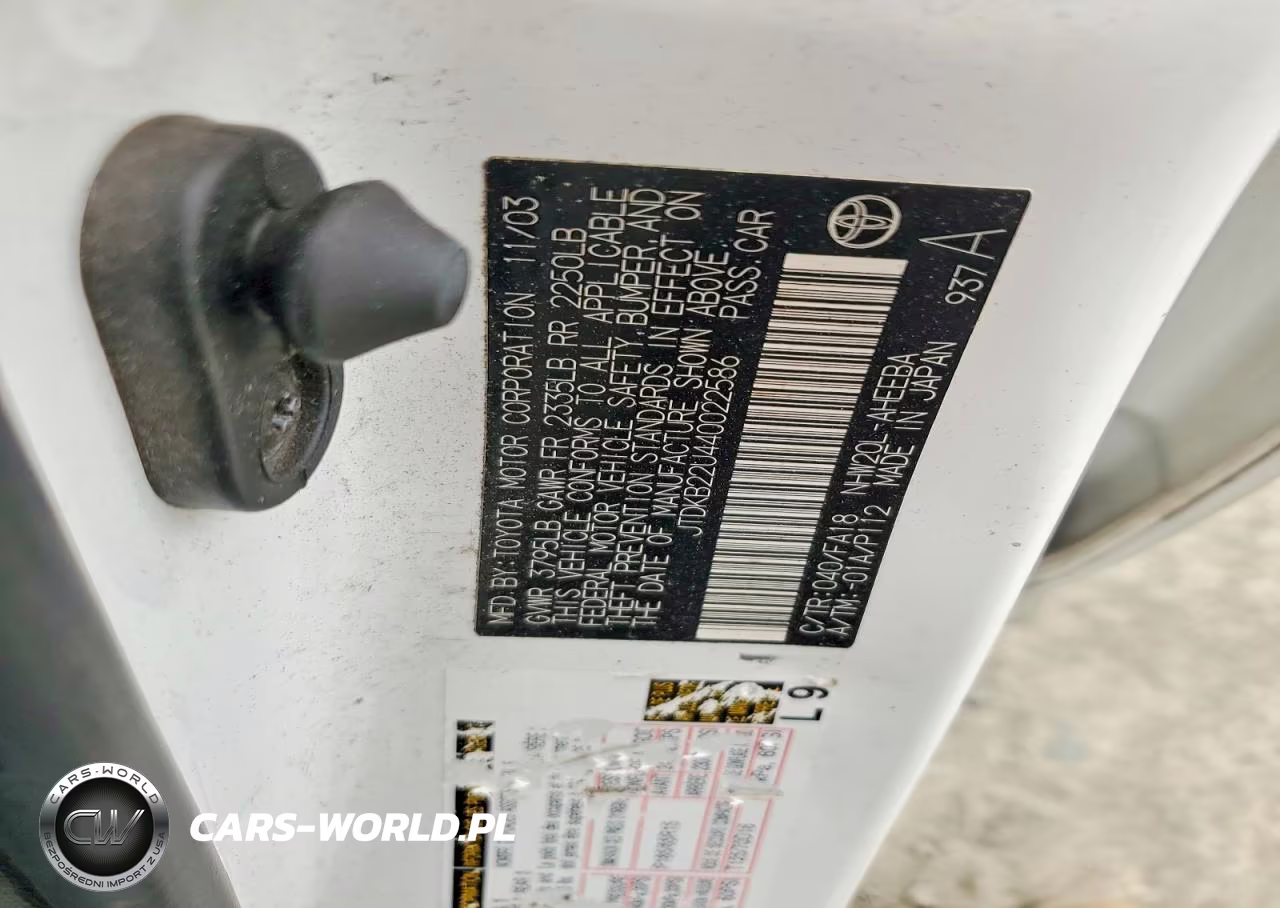 2004 Toyota Prius Base VIN:JTDKB22U440022586 - 12