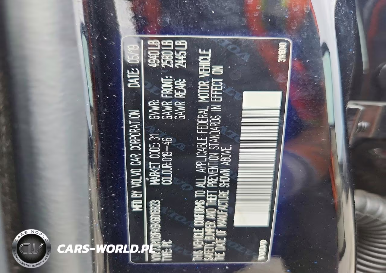 2019 Volvo S60 T5 Momentum VIN:7JR102FK6KG016823 - 12