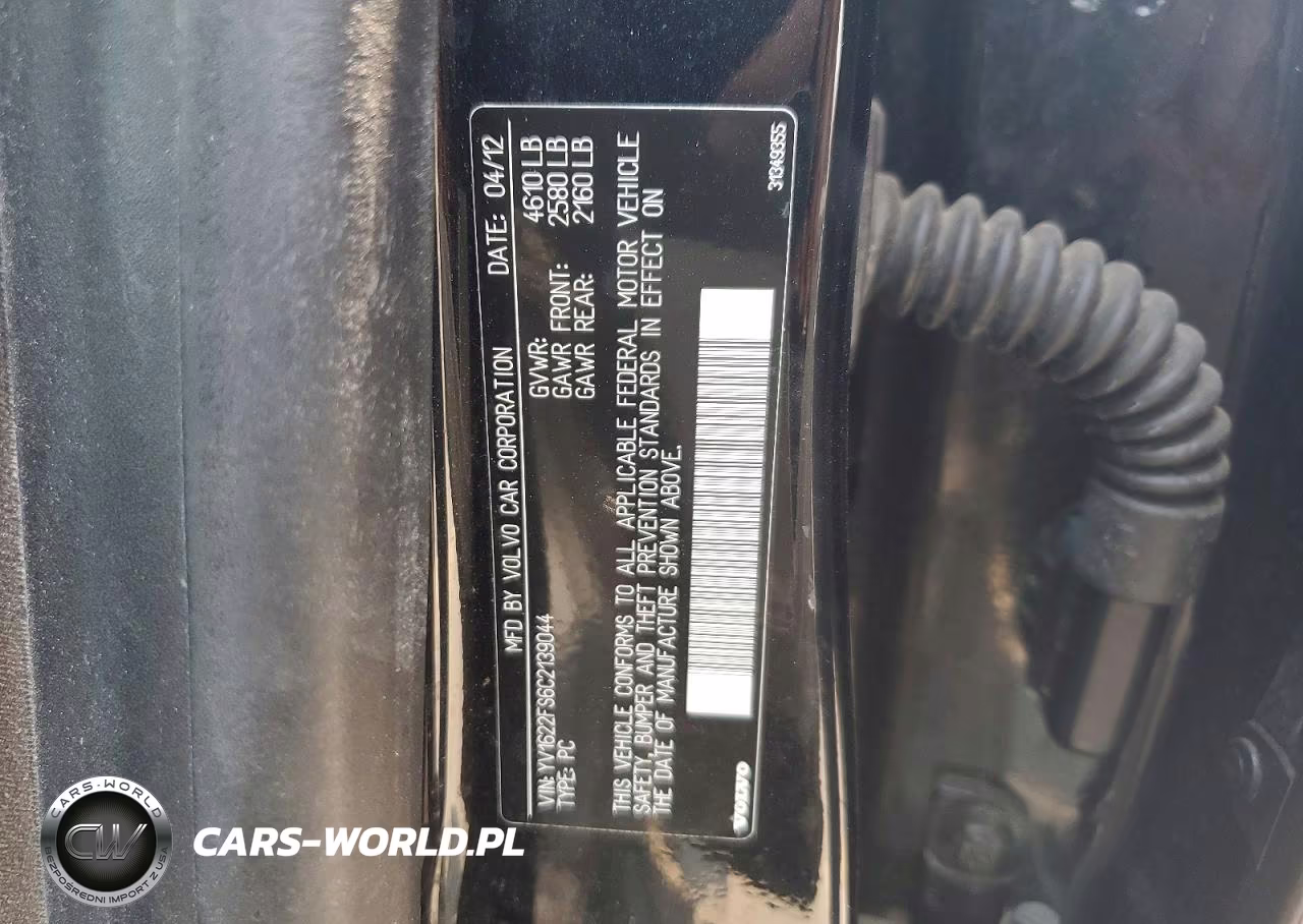 2012 Volvo S60 T5 VIN:YV1622FS6C2139044 - 12