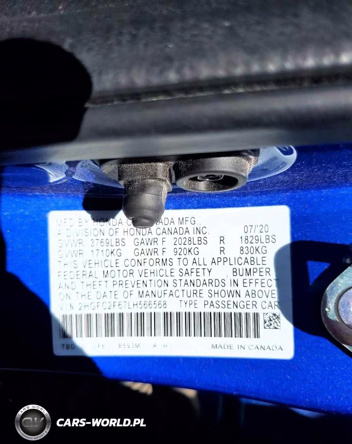 2020 Honda Civic Lx VIN:2HGFC2F67LH566568 - 13