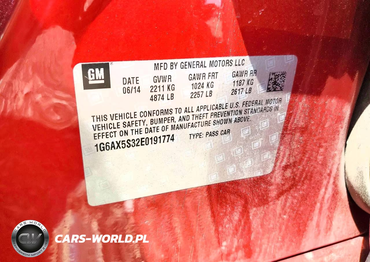 2014 Cadillac Cts Luxury Collection VIN:1G6AX5S32E0191774 - 12