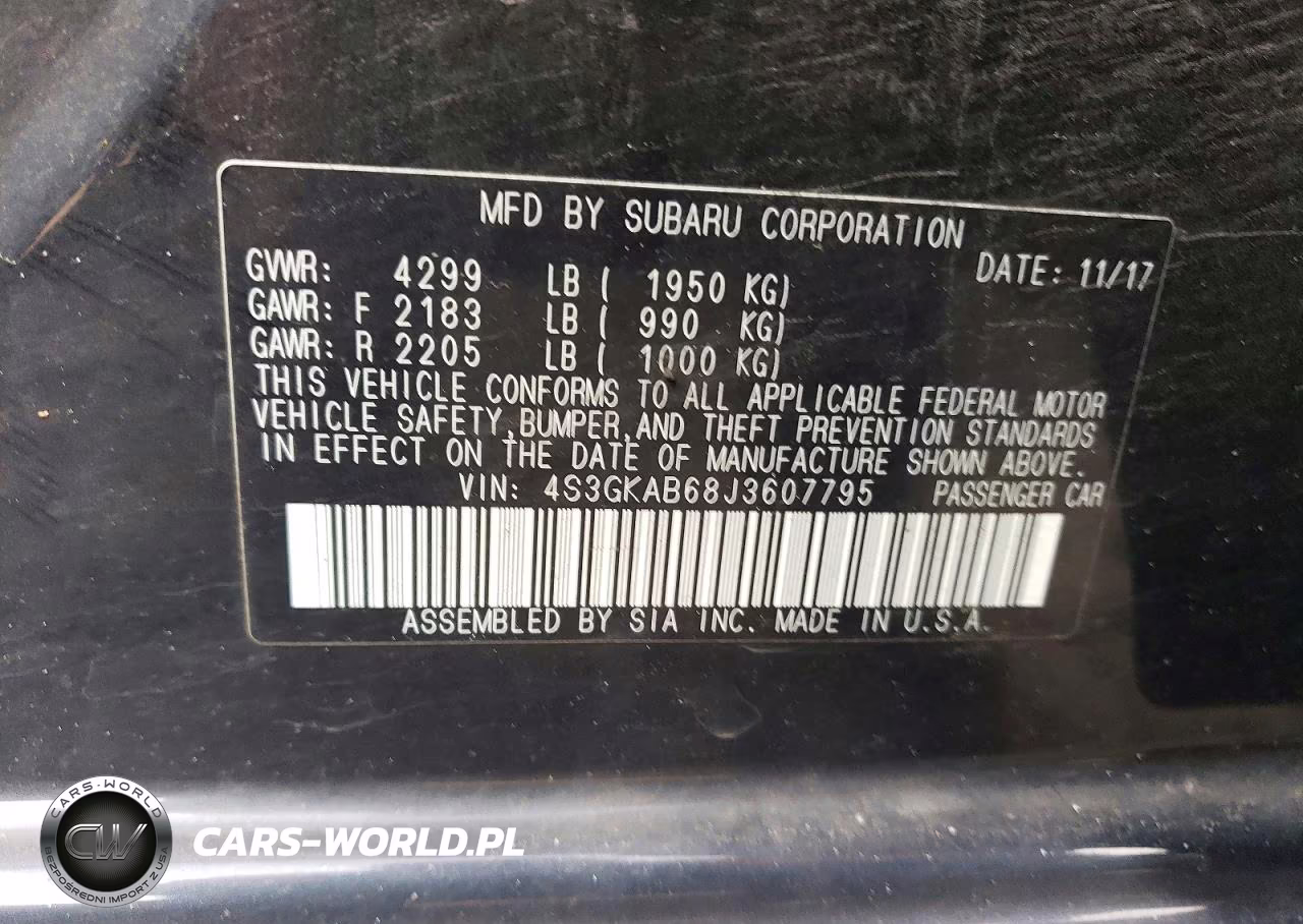 2018 Subaru Impreza Premium VIN:4S3GKAB68J3607795 - 12