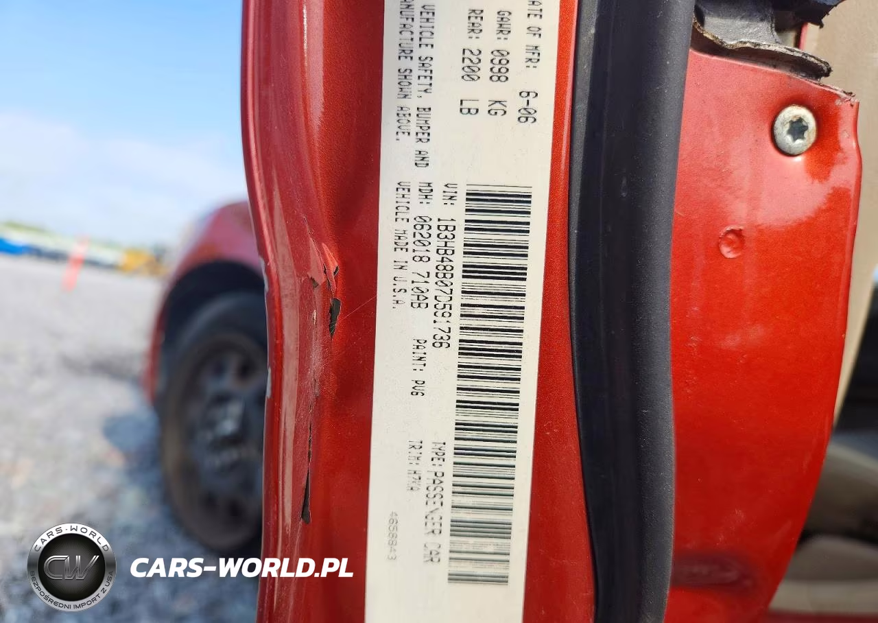 2007 Dodge Caliber Sxt VIN:1B3HB48B07D591736 - 12