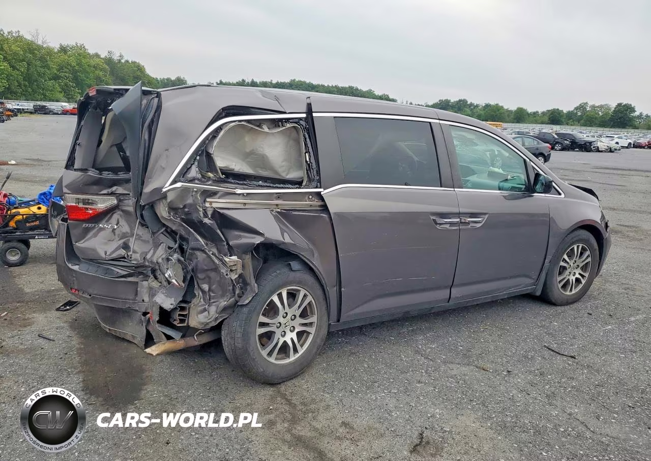2012 Honda Odyssey Exl VIN:5FNRL5H64CB054699 - 3