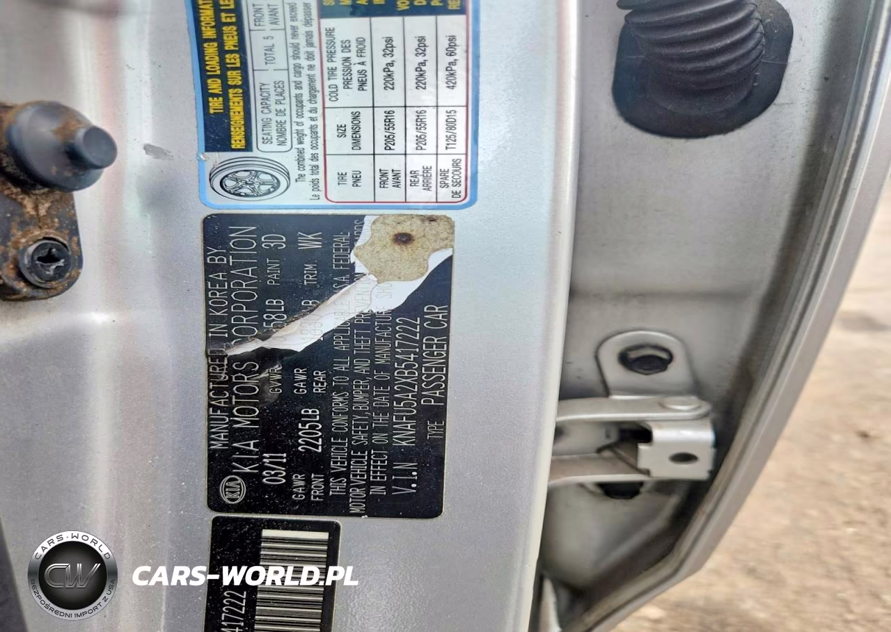 2011 Kia Forte5 Ex VIN:KNAFU5A2XB5417222 - 12
