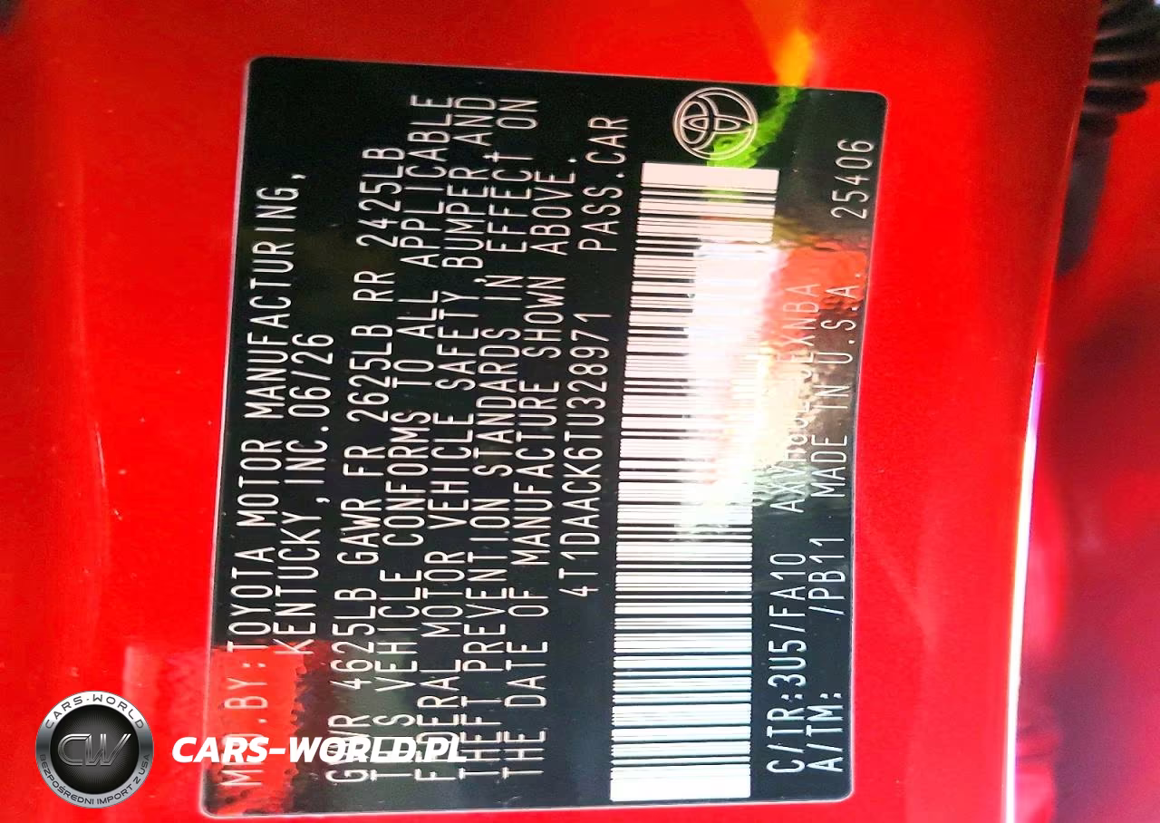 2026 Toyota Camry Le VIN:4T1DAACK6TU328971 - 12