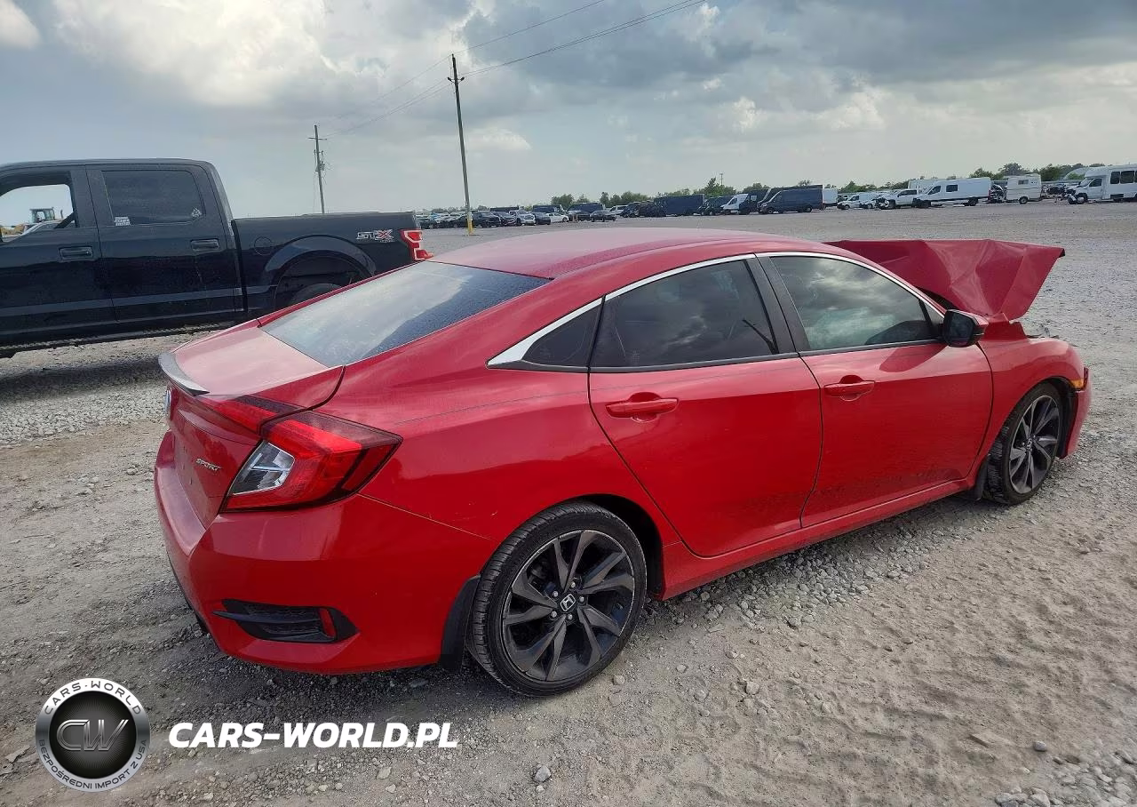 2019 Honda Civic Sport VIN:2HGFC2F82KH512241 - 3