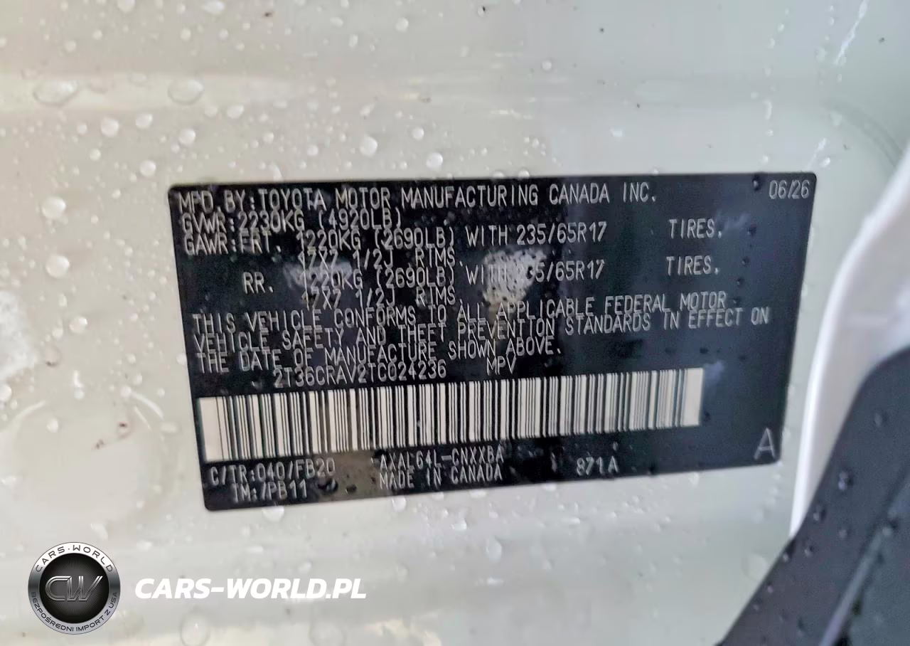 2026 Toyota Rav4 Le VIN:2T36CRAV2TC024236 - 13