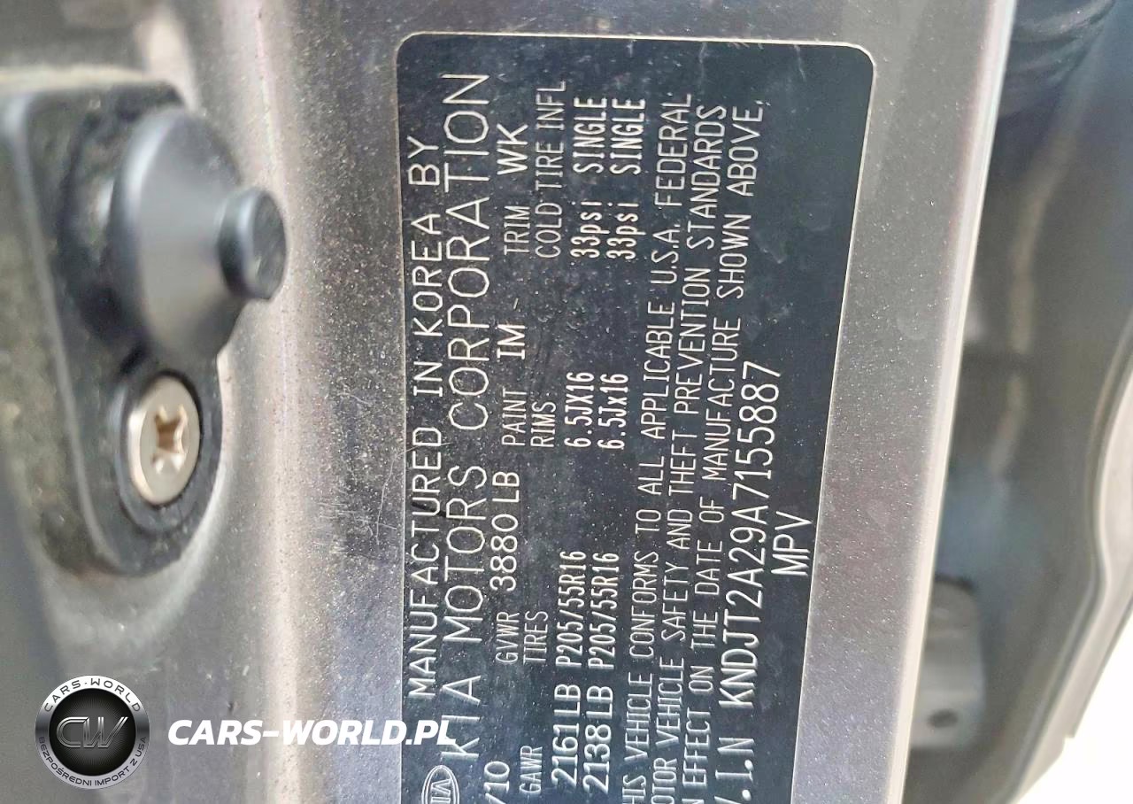 2010 Kia Soul + VIN:KNDJT2A29A7155887 - 12