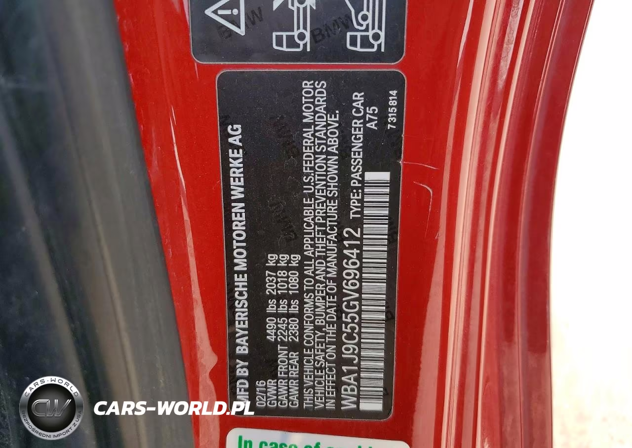 2016 BMW M235Xi VIN:WBA1J9C55GV696412 - 12