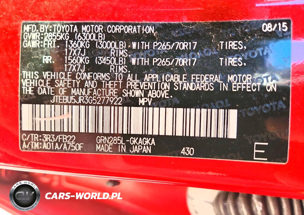 2016 Toyota 4Runner Sr5 VIN:JTEBU5JR3G5277922 - 14
