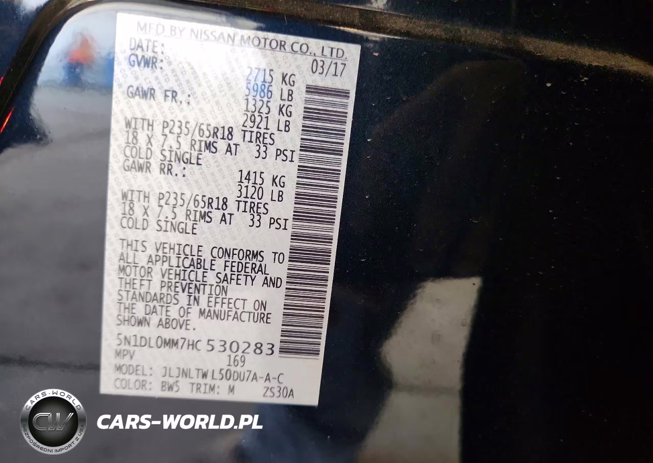 2017 Infiniti Qx60 Base VIN:5N1DL0MM7HC530283 - 13