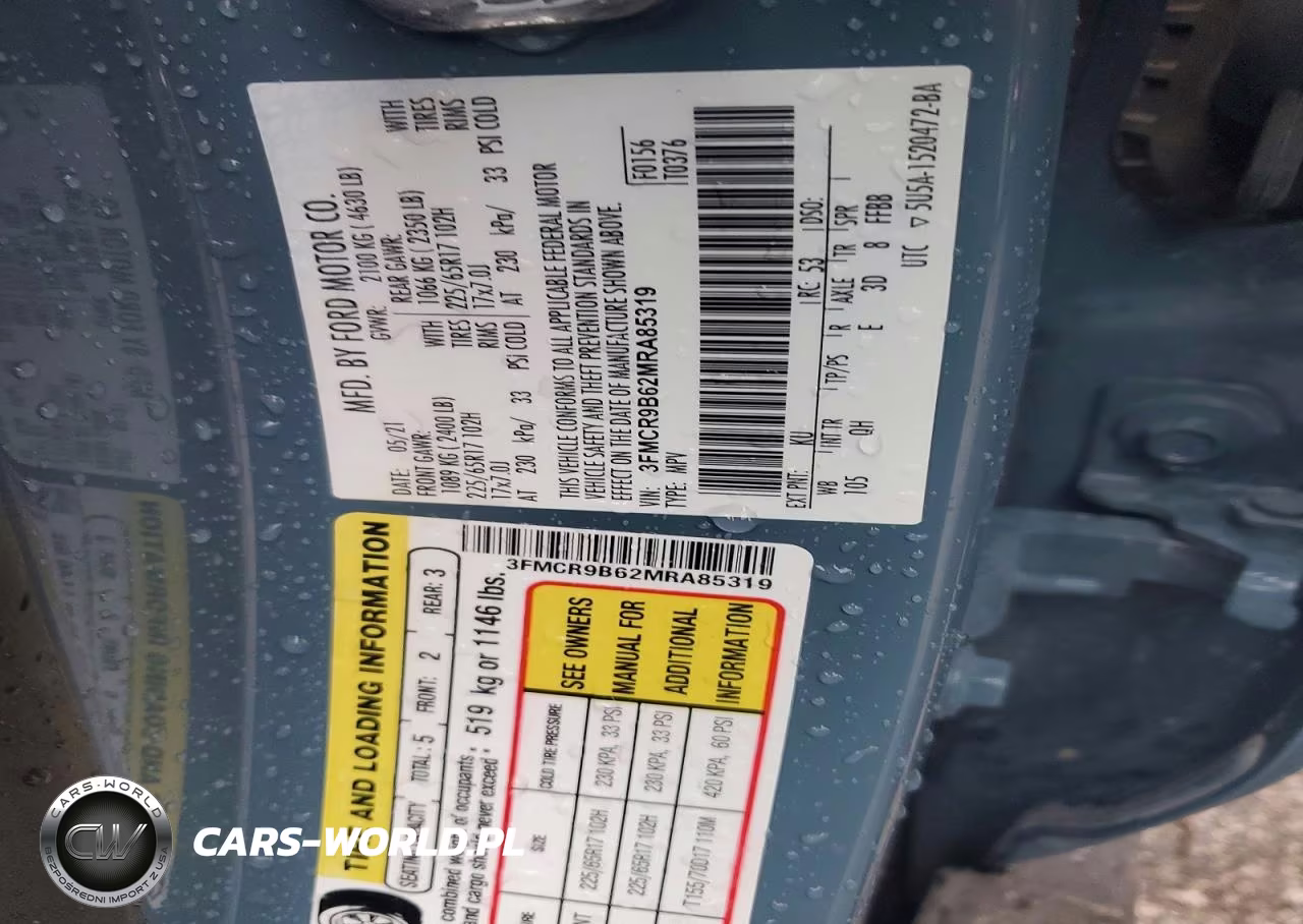 2021 Ford Bronco Sport Big Bend VIN:3FMCR9B62MRA85319 - 13