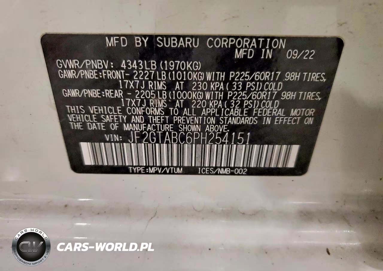 2023 Subaru Crosstrek VIN:JF2GTABC6PH254151 - 13