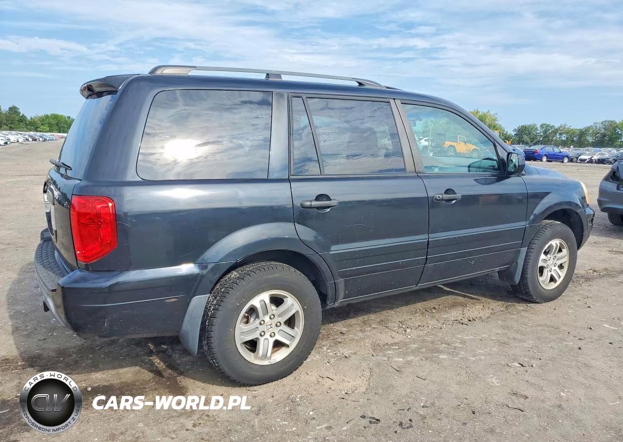 2005 Honda Pilot Exl VIN:2HKYF18795H545388 - 3