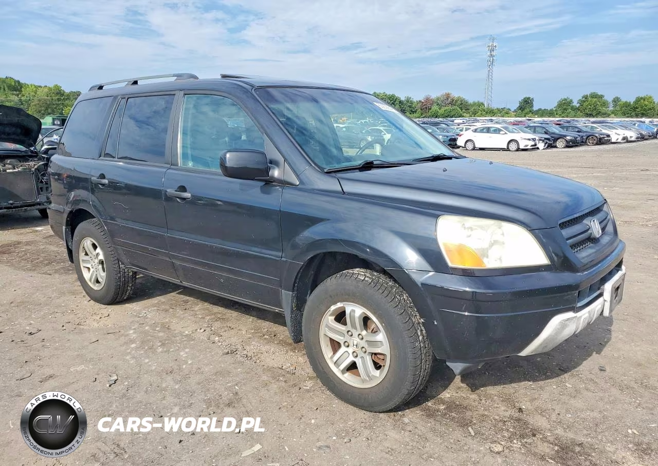 2005 Honda Pilot Exl VIN:2HKYF18795H545388 - 4