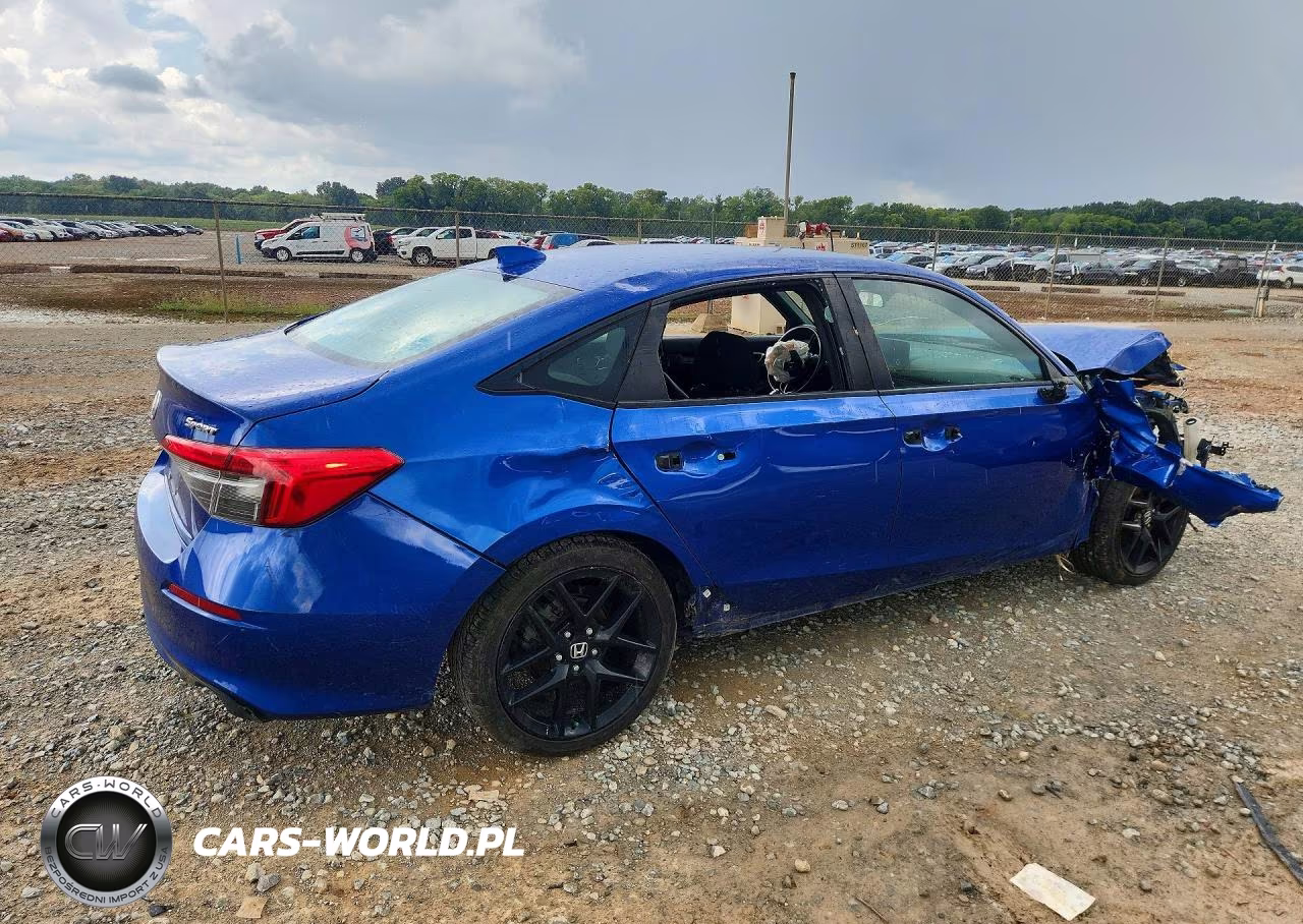 2022 Honda Civic Sport VIN:2HGFE2F59NH546956 - 3