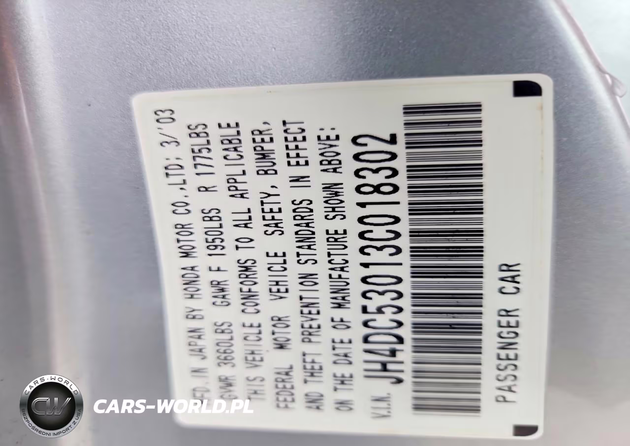 2003 Acura Rsx Type-S VIN:JH4DC53013C018302 - 13