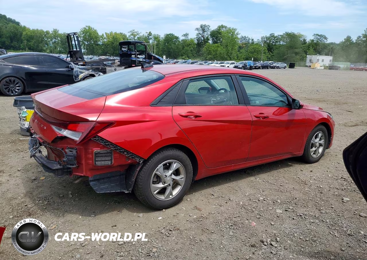 2021 Hyundai Elantra Se VIN:5NPLL4AG8MH015331 - 3