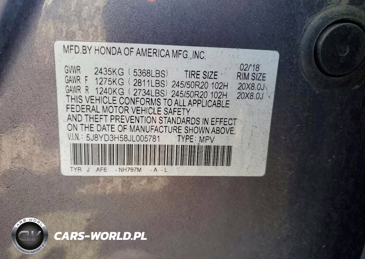 2018 Acura Mdx Technology VIN:5J8YD3H58JL005781 - 13