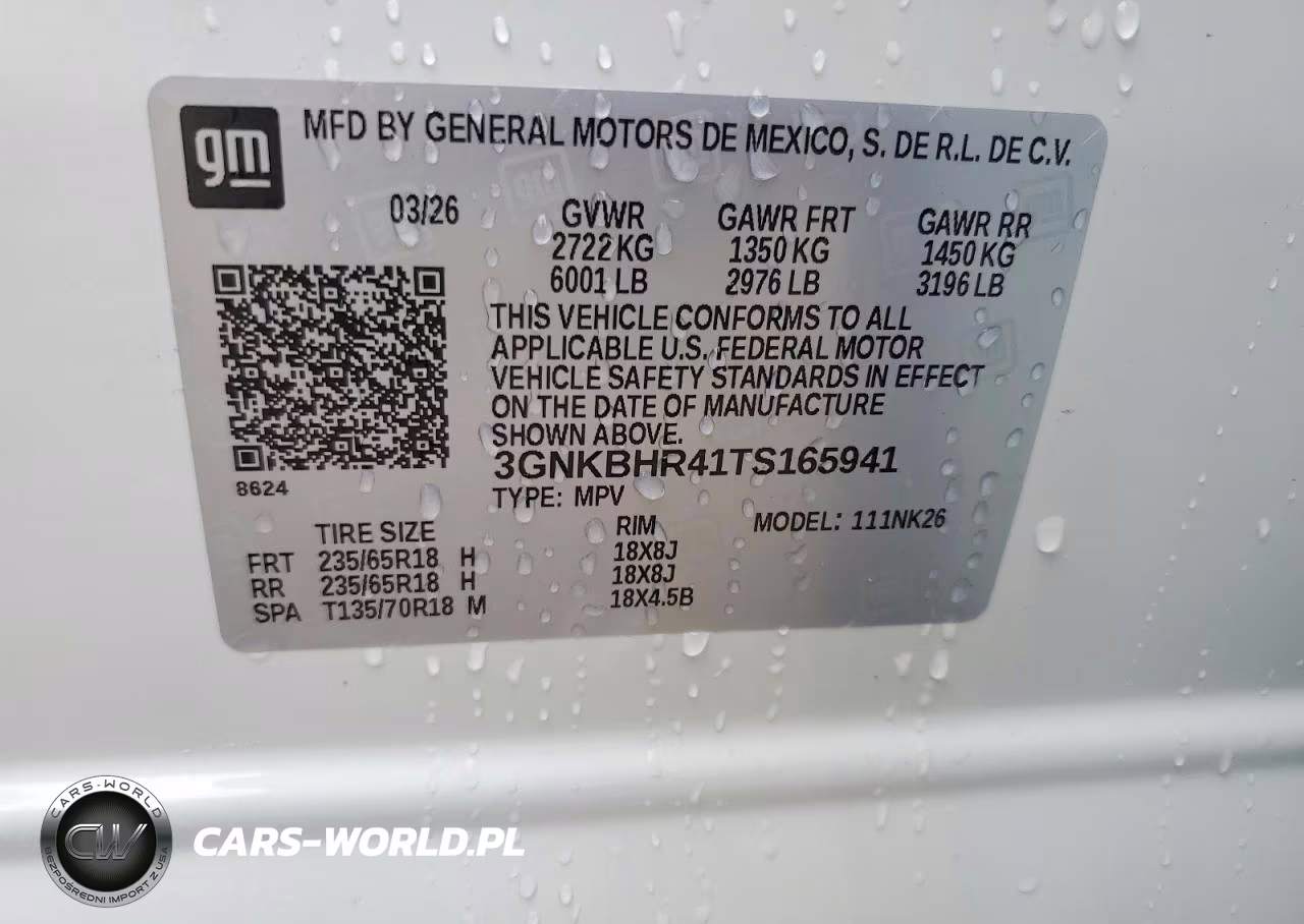 2026 Chevrolet Blazer 2Lt VIN:3GNKBHR41TS165941 - 13
