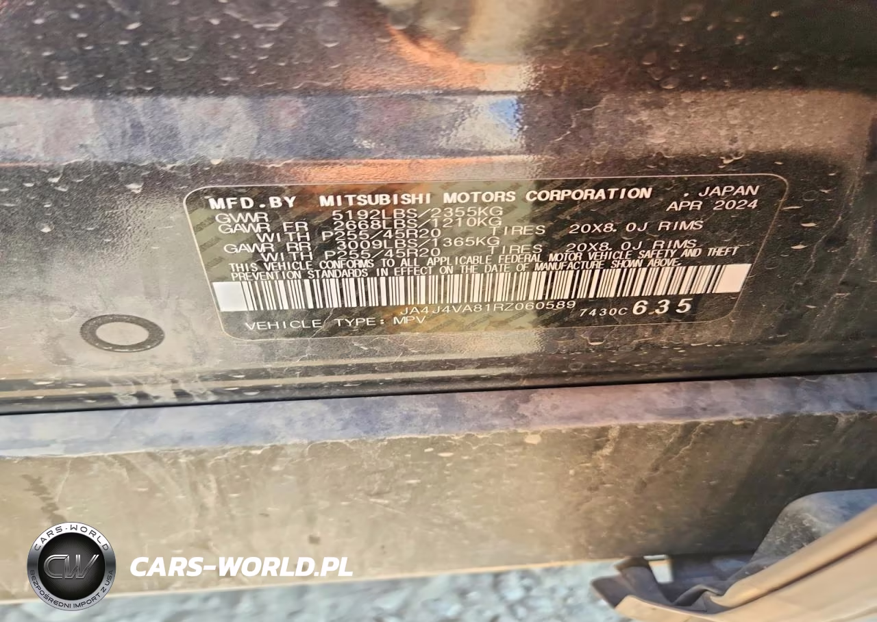 2024 Mitsubishi Outlander Se VIN:JA4J4VA81RZ060589 - 13