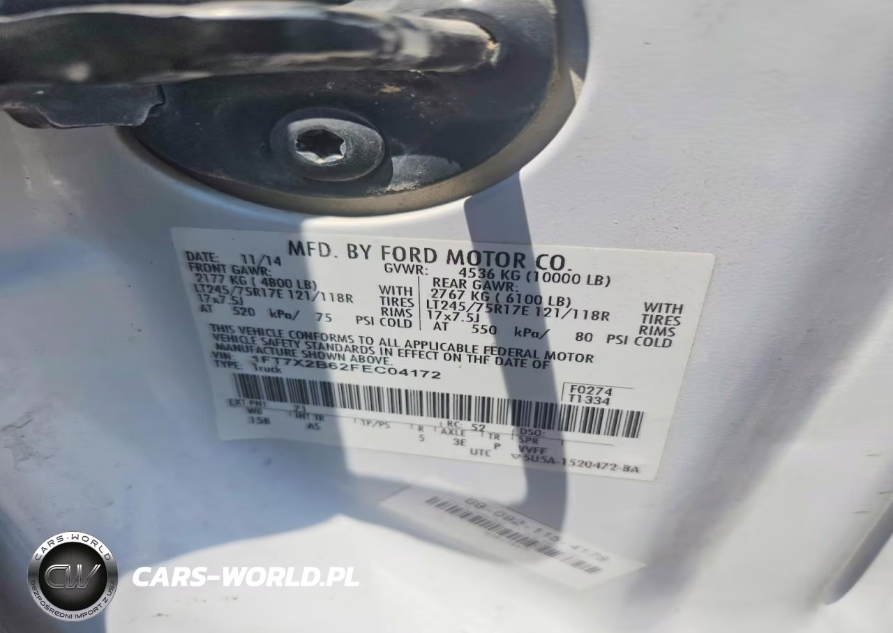 2015 Ford F250 Super Duty VIN:1FT7X2B62FEC04172 - 12