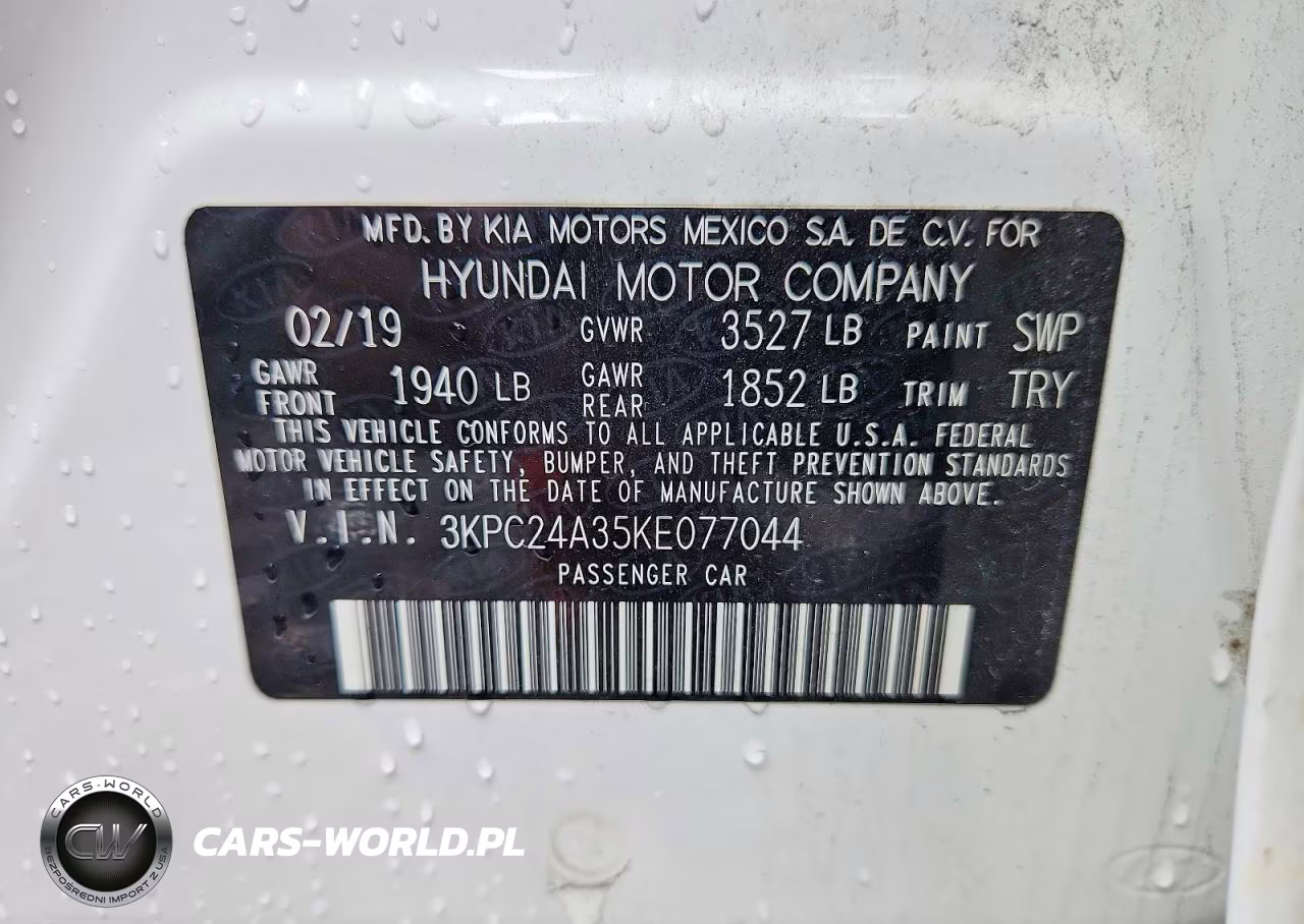 2019 Hyundai Accent Se VIN:3KPC24A35KE077044 - 12