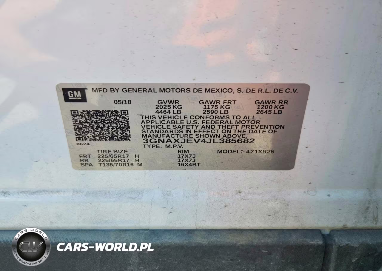 2018 Chevrolet Equinox Lt VIN:3GNAXJEV4JL385682 - 13
