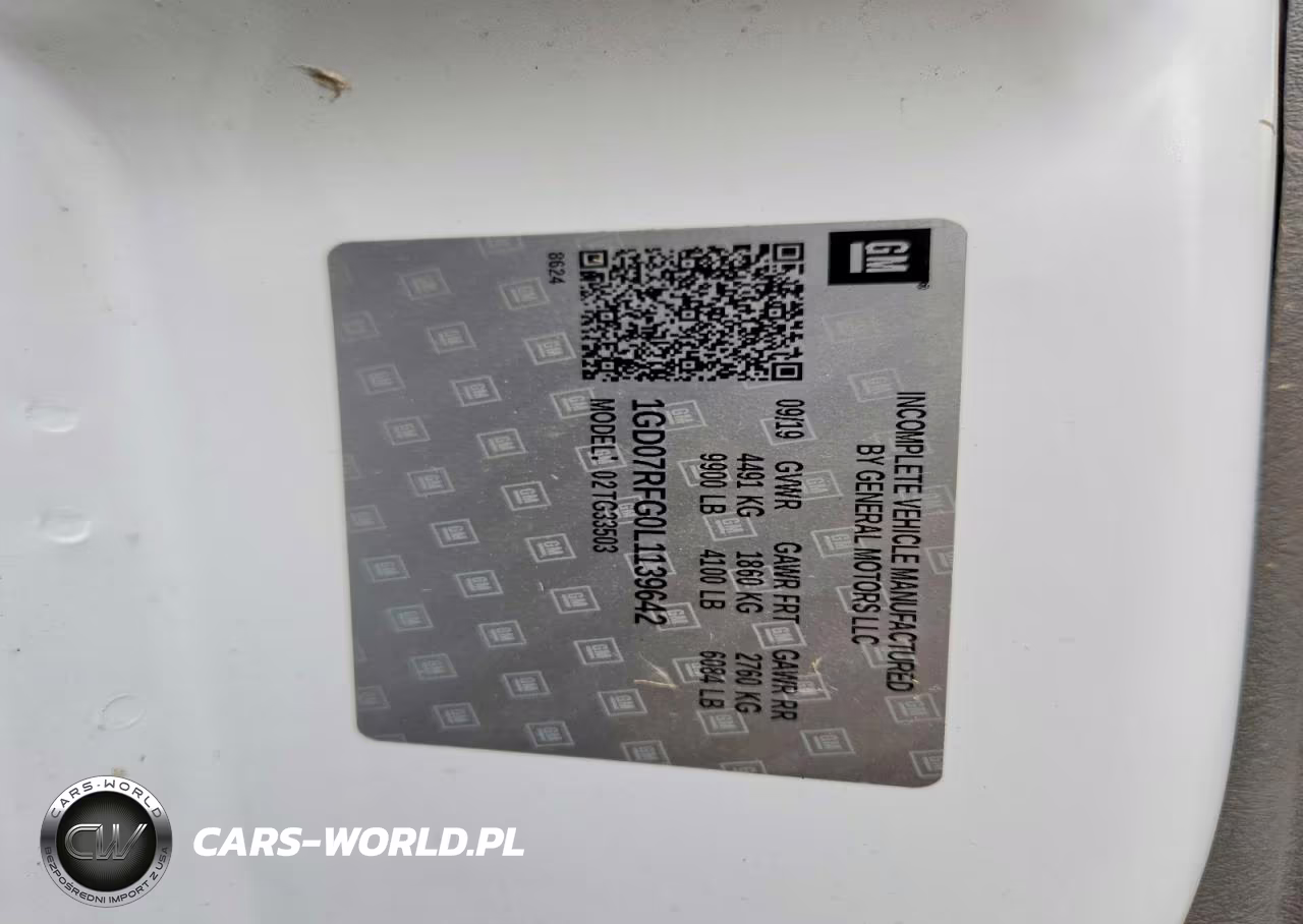 2020 GMC Savana Box - Box Truck VIN:1GD07RFG0L1139642 - 13