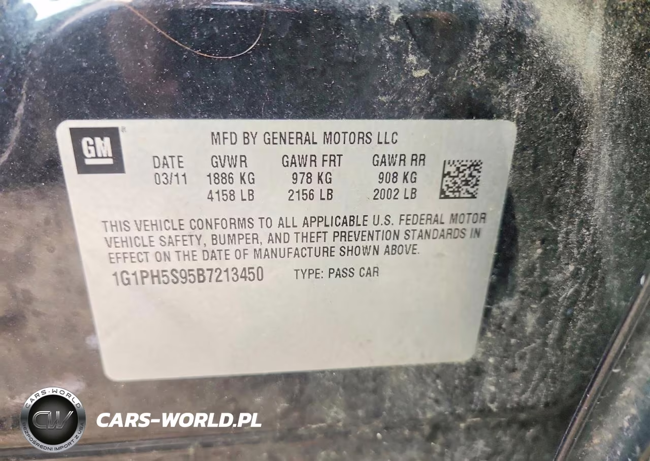 2011 Chevrolet Cruze VIN:1G1PH5S95B7213450 - 12