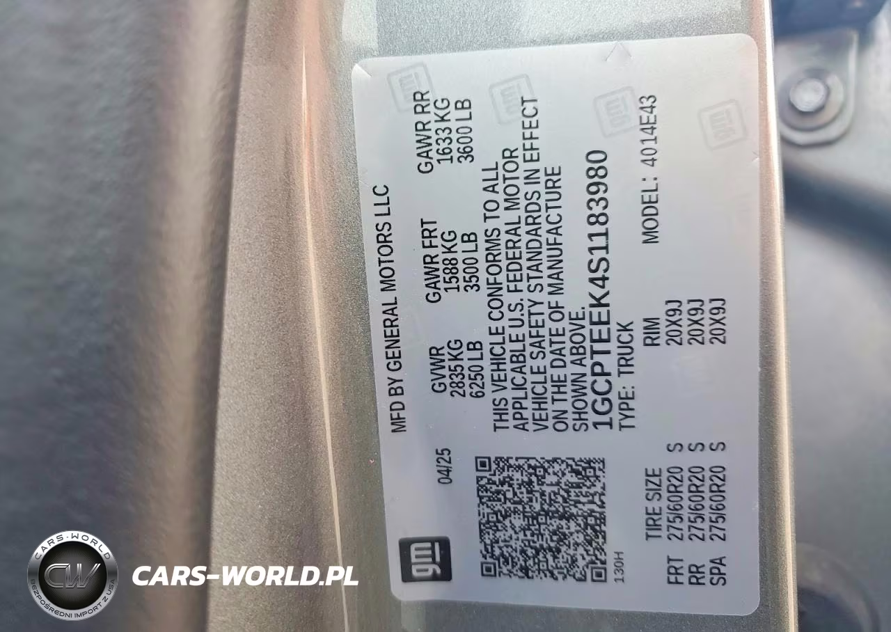 2025 Chevrolet Colorado Trail Boss VIN:1GCPTEEK4S1183980 - 12