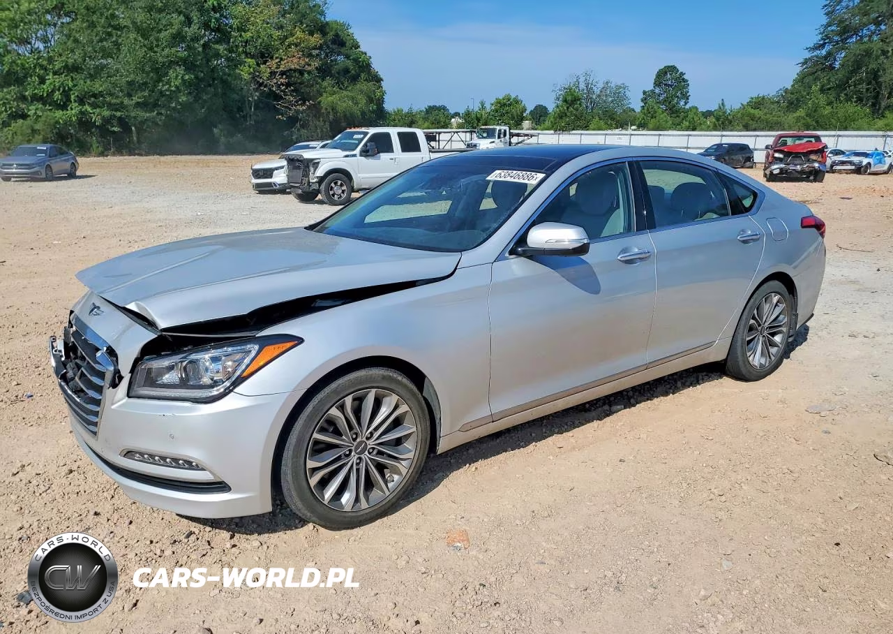 2017 Genesis G80 3.8 VIN:KMHGN4JE5HU195577 - 1