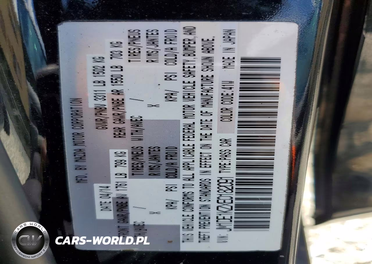 2014 Mazda Mazda2 Sport VIN:JM1DE1KZXE0182091 - 13