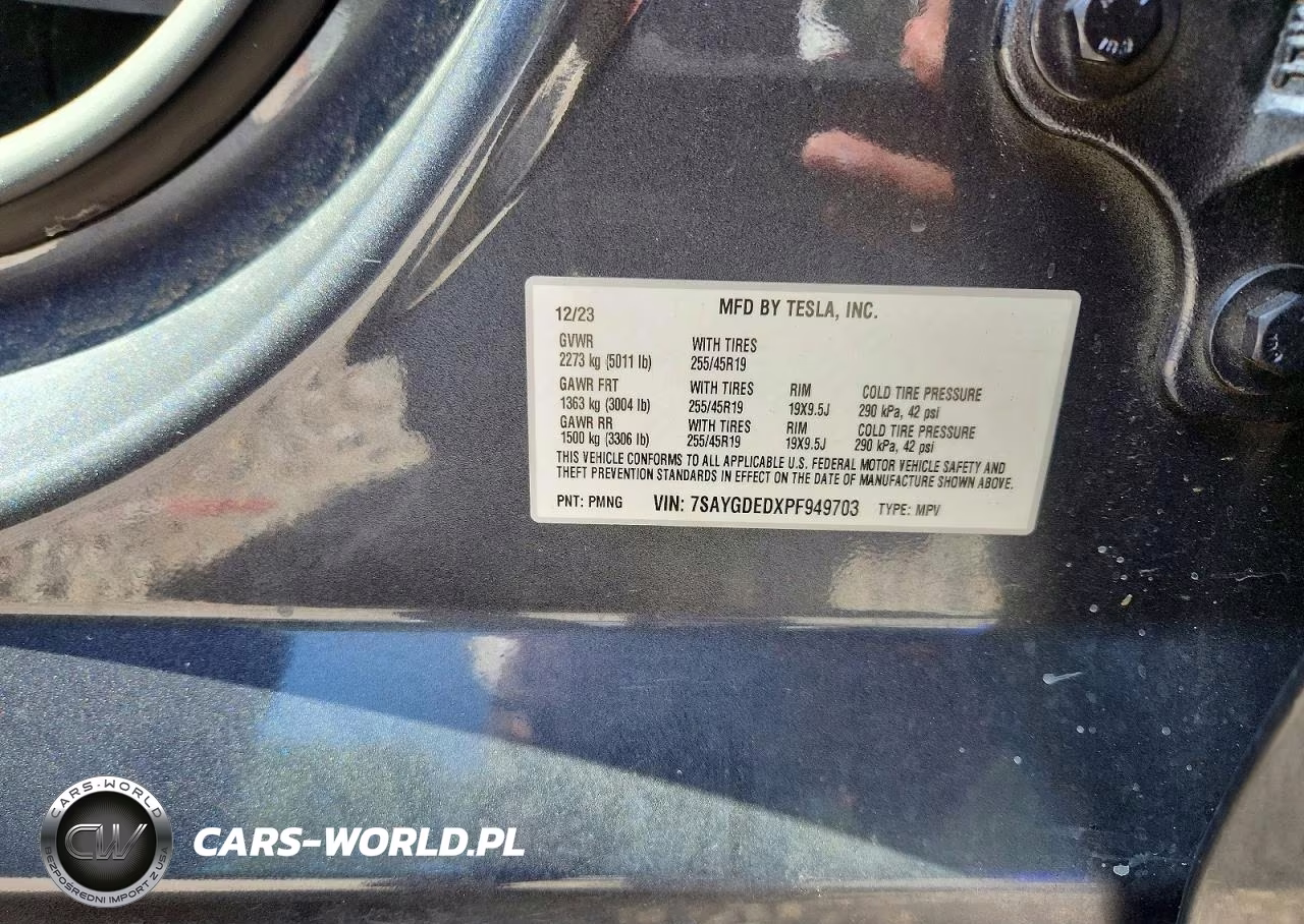 2023 Tesla Model Y VIN:7SAYGDEDXPF949703 - 13