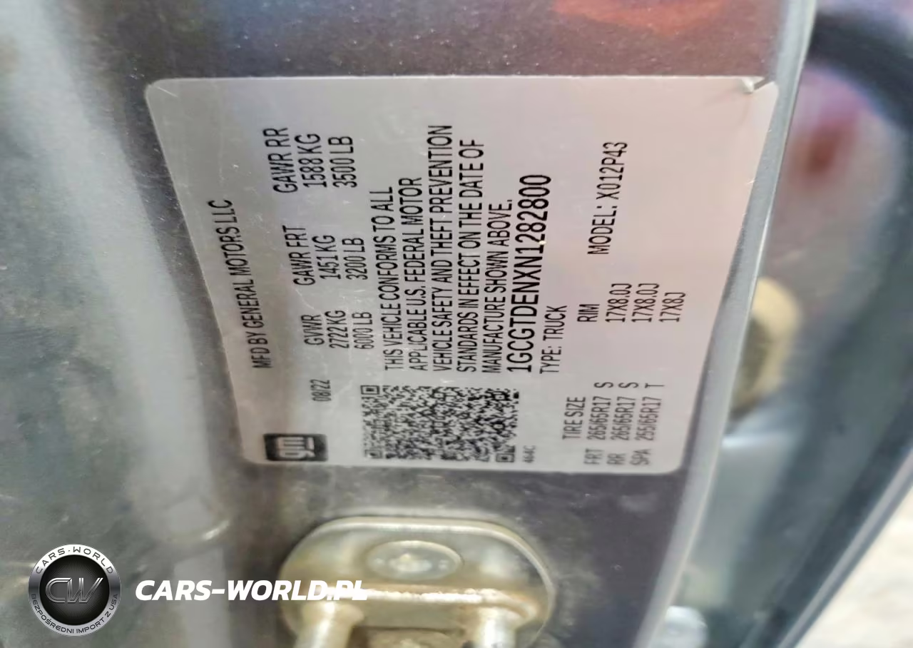 2022 Chevrolet Colorado Z71 VIN:1GCGTDENXN1282800 - 12