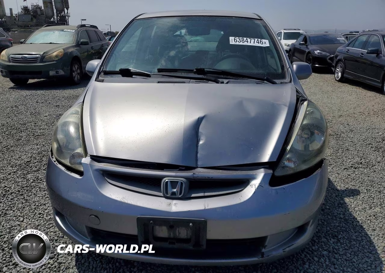 2007 Honda Fit VIN:JHMGD38407S025070 - 5
