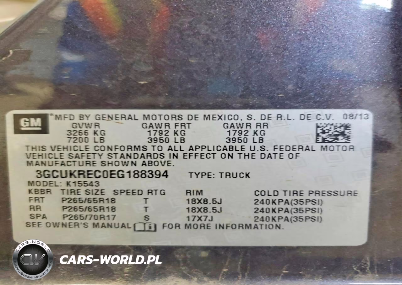 2014 Chevrolet Silverado K1500 Lt VIN:3GCUKREC0EG188394 - 12
