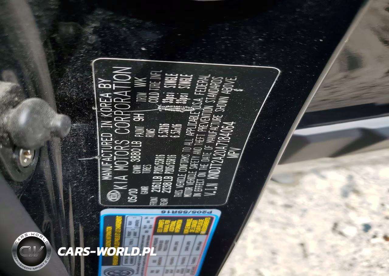 2010 Kia Soul + VIN:KNDJT2A20A7184064 - 12