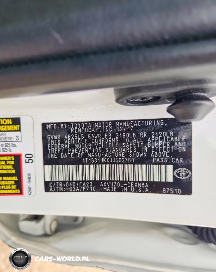 2018 Toyota Camry Le VIN:4T1B31HKXJU502760 - 12
