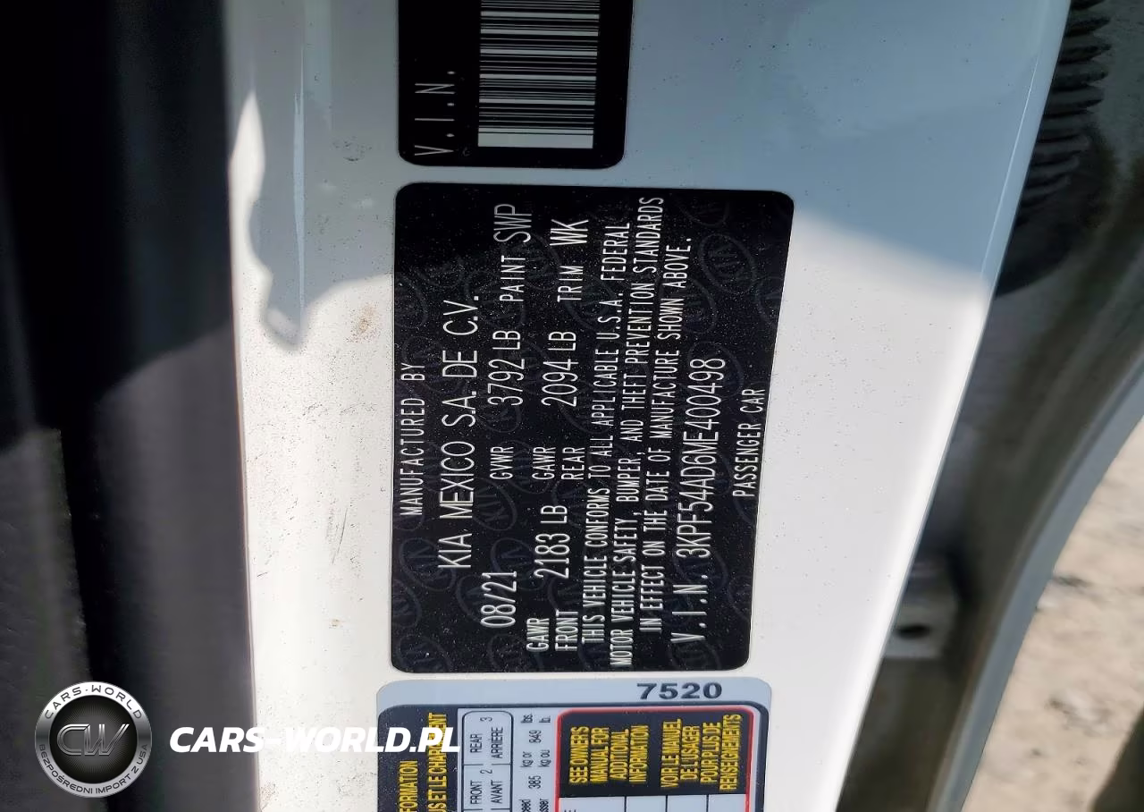 2021 Kia Forte Ex VIN:3KPF54AD6ME400498 - 12