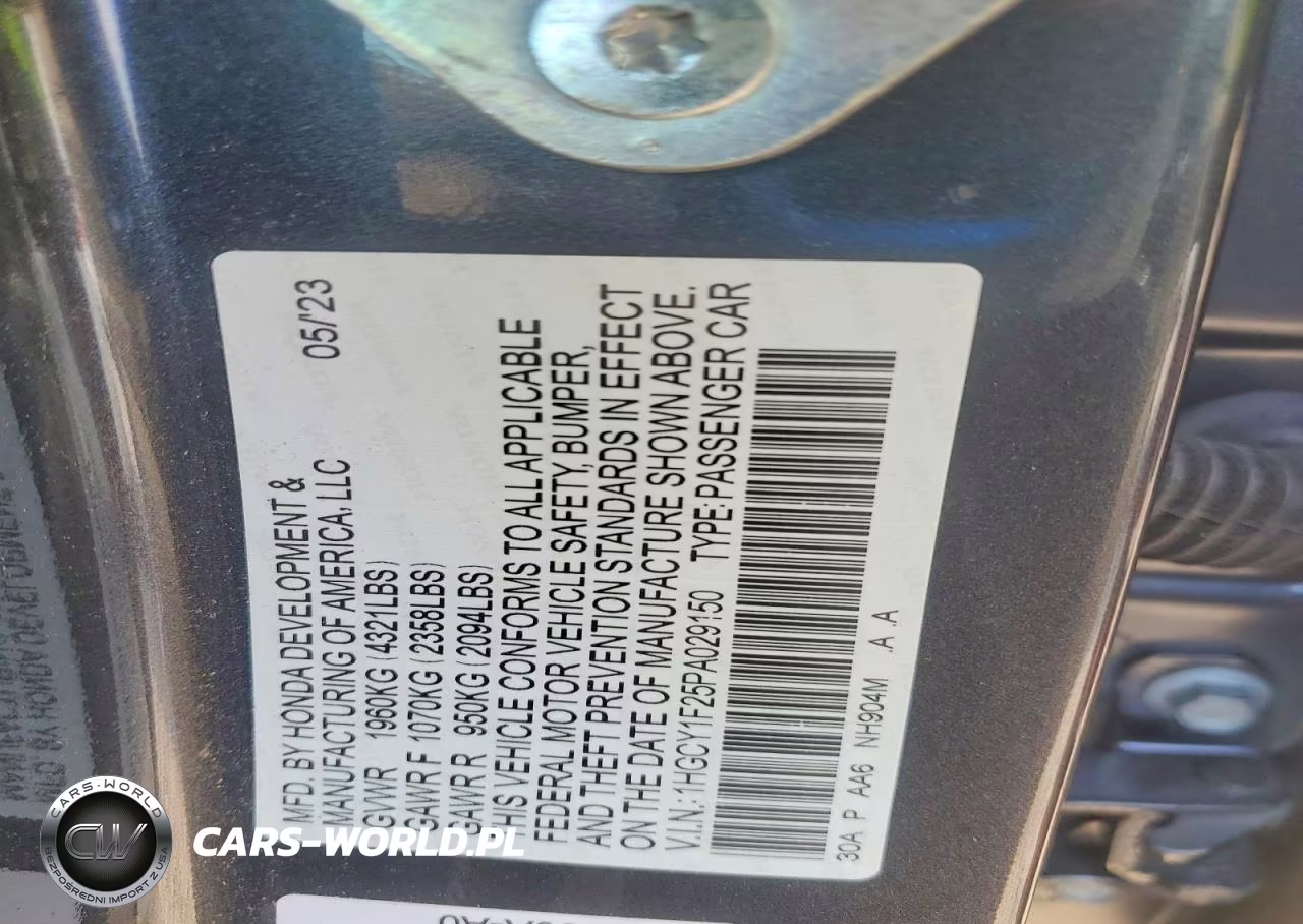 2023 Honda Accord Lx VIN:1HGCY1F25PA029150 - 13