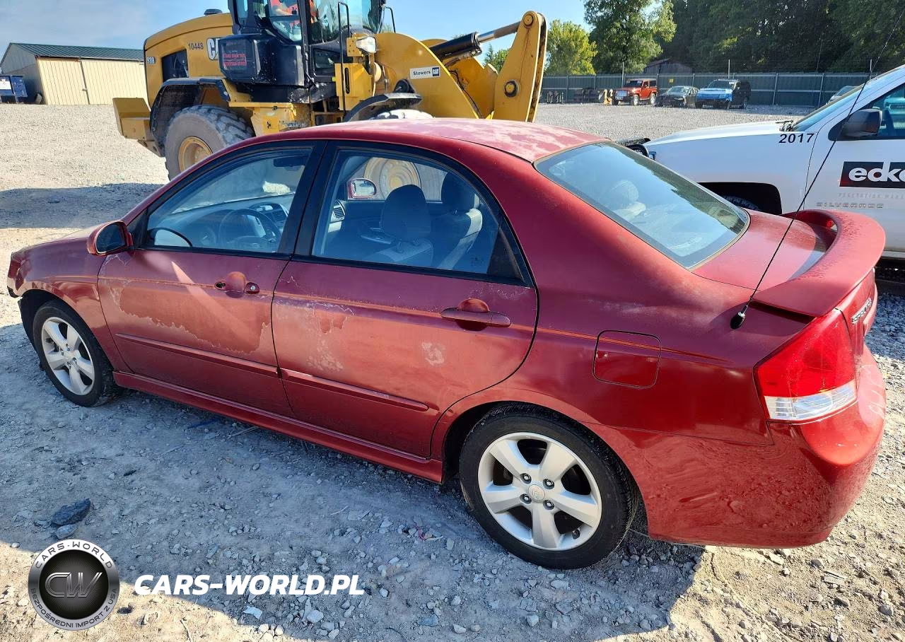 2008 Kia Spectra Lx VIN:KNAFE121485018861 - 2