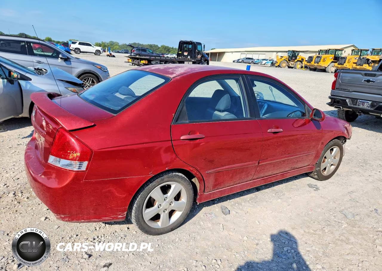 2008 Kia Spectra Lx VIN:KNAFE121485018861 - 3