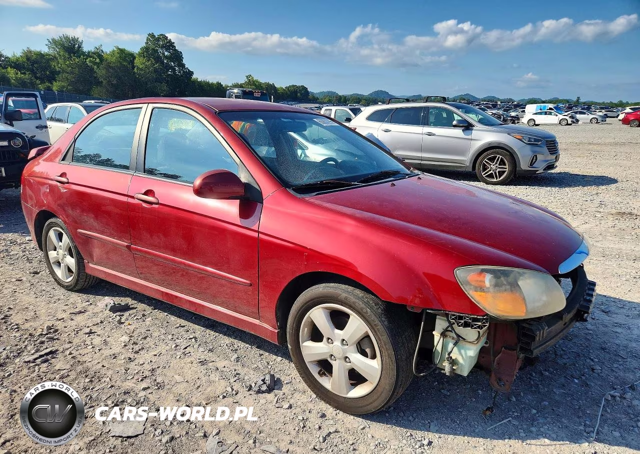 2008 Kia Spectra Lx VIN:KNAFE121485018861 - 4