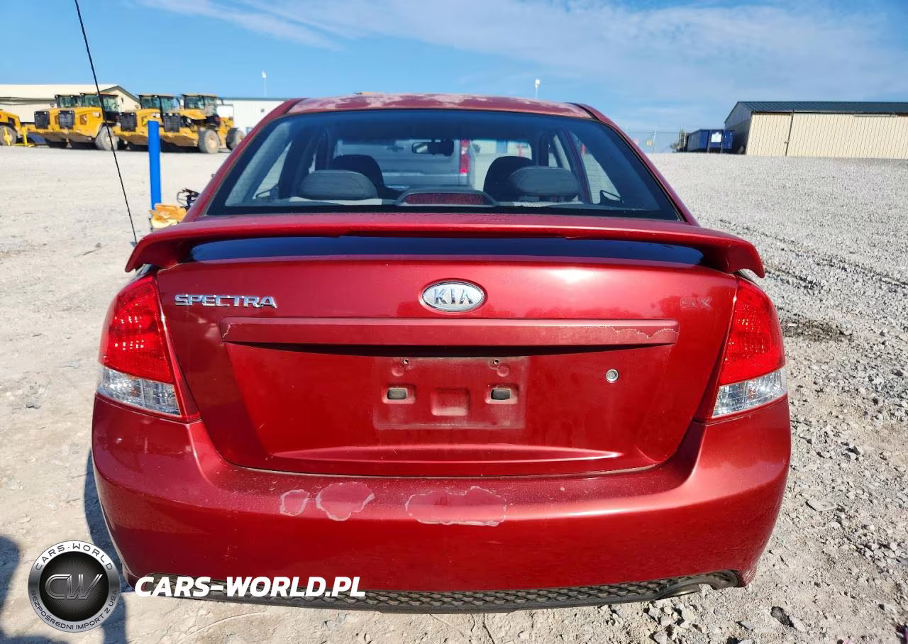 2008 Kia Spectra Lx VIN:KNAFE121485018861 - 6