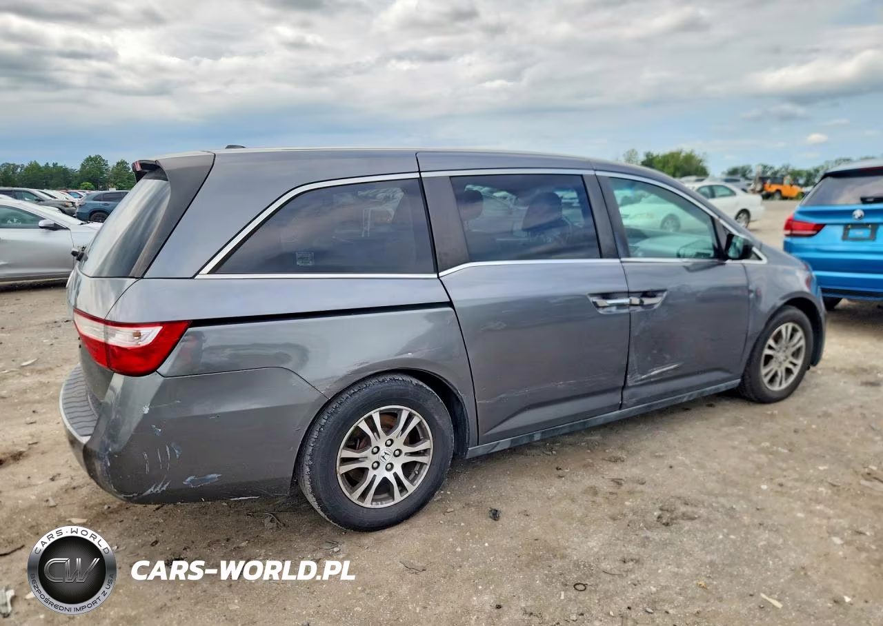 2012 Honda Odyssey Exl VIN:5FNRL5H60CB137529 - 3