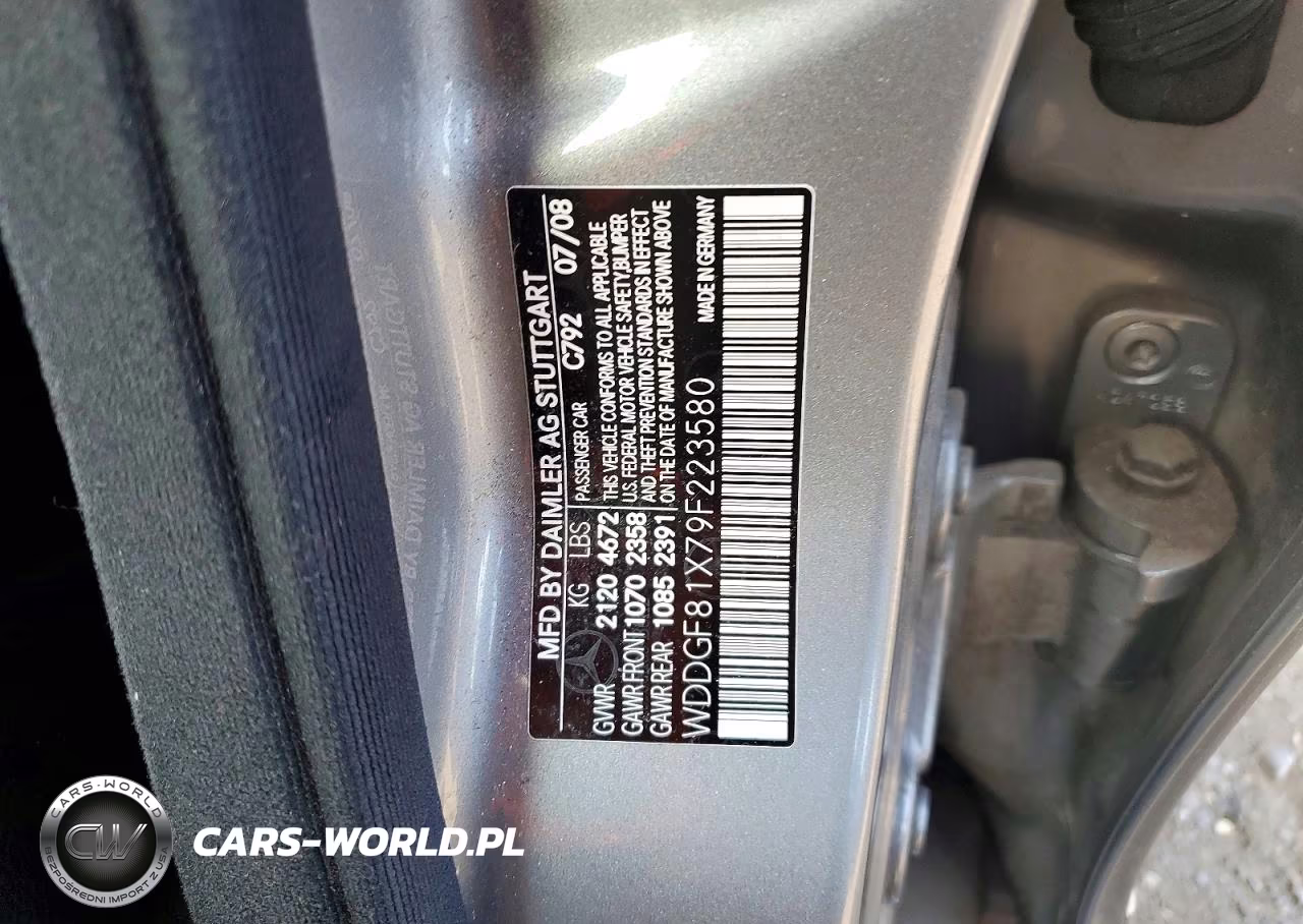 2009 Mercedes-Benz C 300 4Matic VIN:WDDGF81X79F223580 - 12