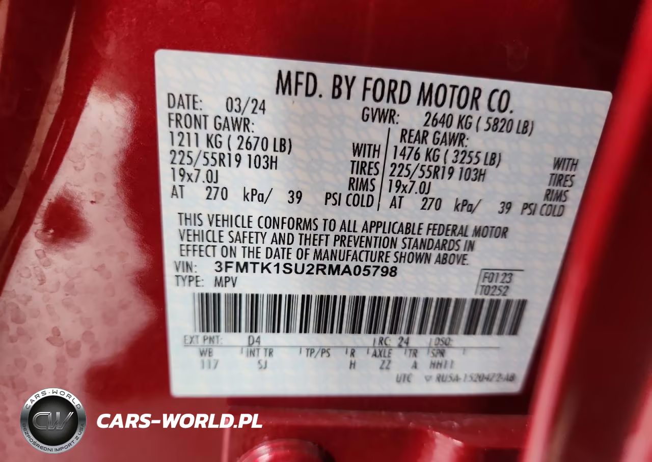 2024 Ford Mustang Mach-E Select VIN:3FMTK1SU2RMA05798 - 13