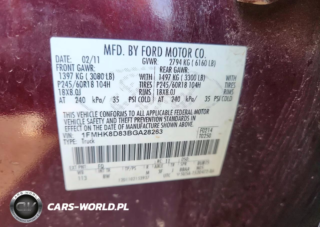 2011 Ford Explorer Xlt VIN:1FMHK8D83BGA28263 - 13